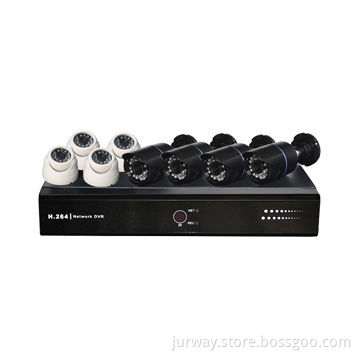 DVR Kits, Includes 1pc 8CH HDMI P2P DVR and 8pcs Cameras, 1/4 CMOS 650TVL, 3.6mm Lens, 24pcs IR-LED